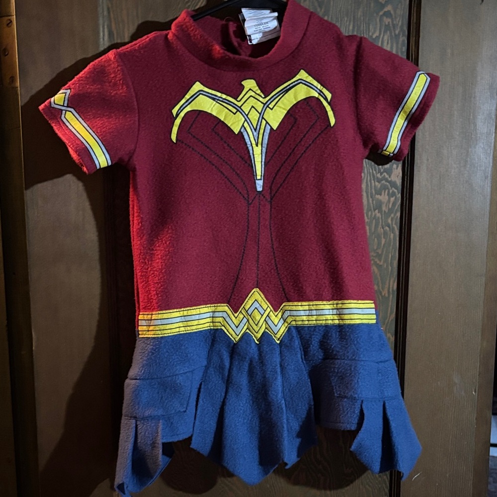 Toddler Superhero Costume Dress - Red and Blue
